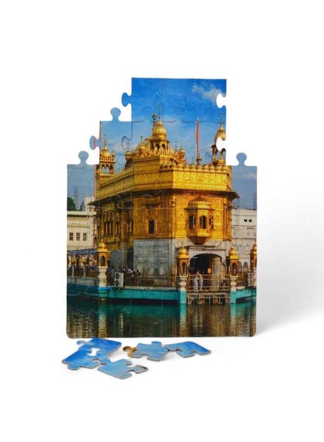 Mittimate 36-Piece Golden Temple Jigsaw Puzzle for Kids 4+ | Enhances Imagination, Coordination, and Patience for Focus and Memory Development - Image 2
